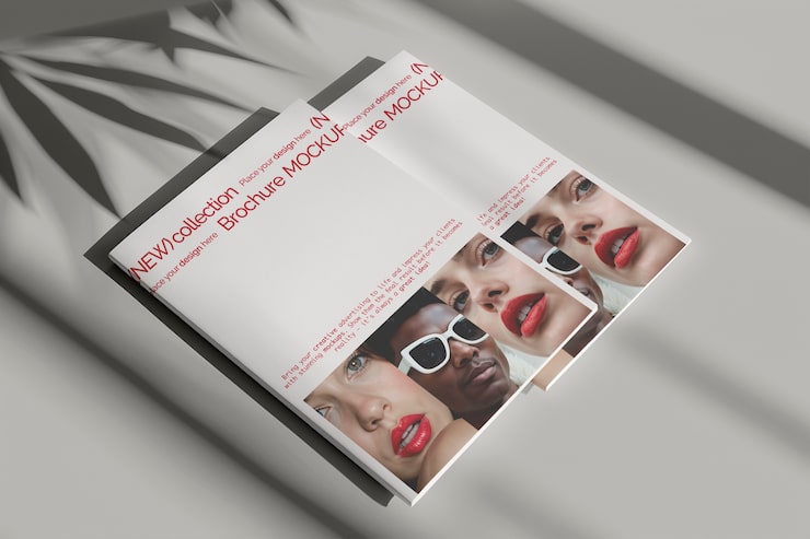 PSD gratuito diseño de modelo de folleto a4