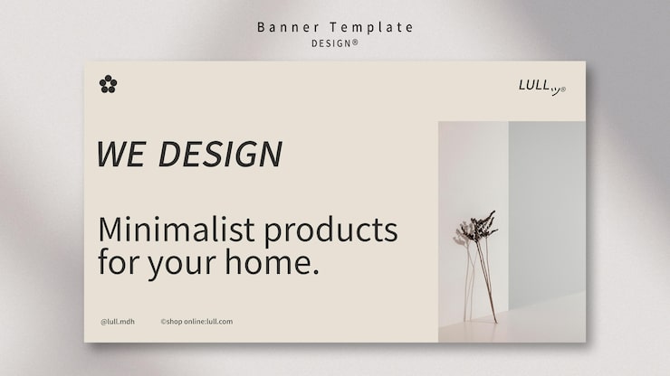 PSD gratuito diseño de plantilla de banner interior