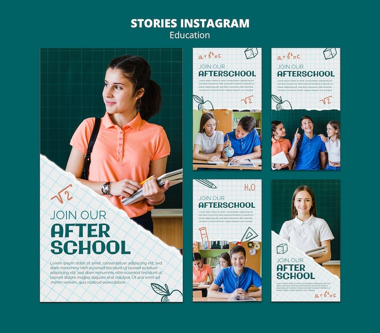 PSD gratuito diseño de plantilla de educación