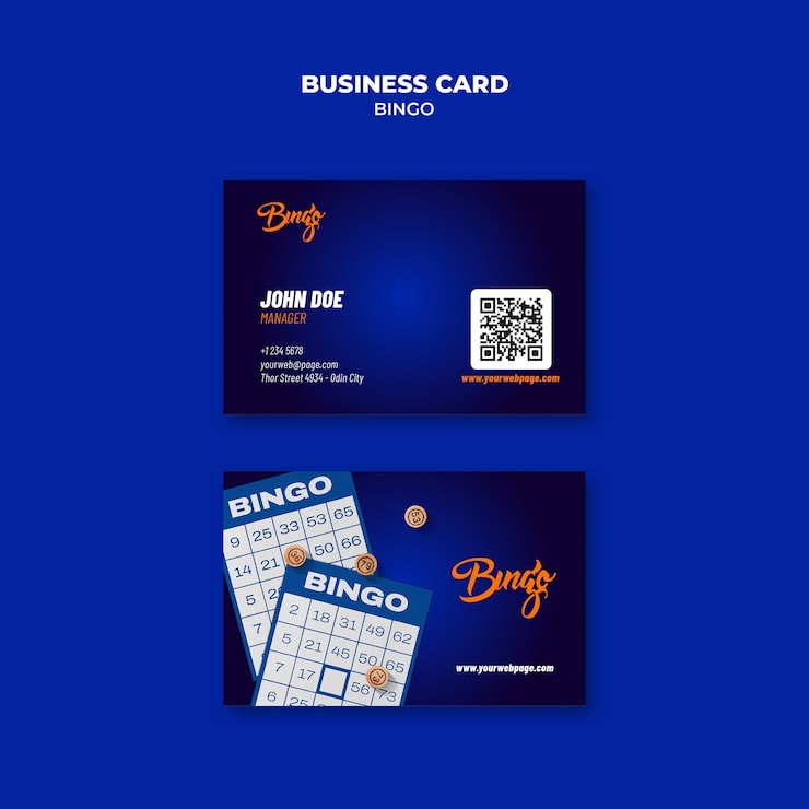 PSD gratuito diseño de plantillas de bingo