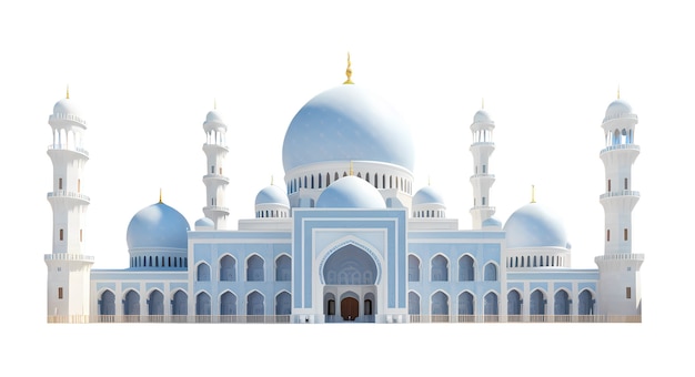 PSD gratuito edificio de la mezquita aislado