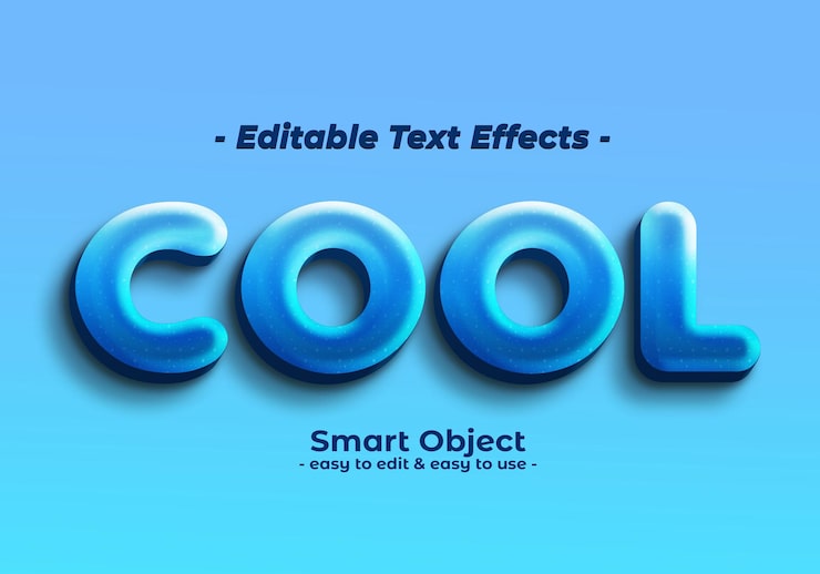 PSD gratuito efecto de estilo de texto fresco