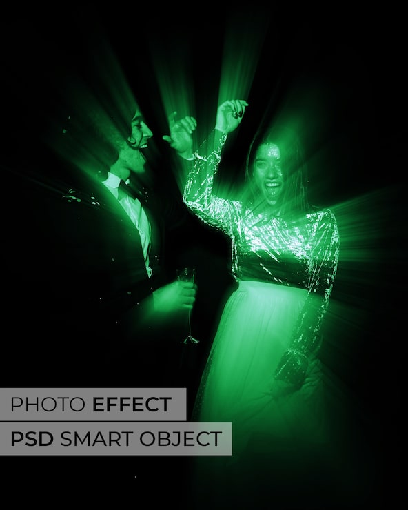 PSD gratuito efecto de foto de movimiento borroso de ensueño