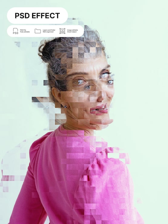 PSD gratuito effetto foto astratto