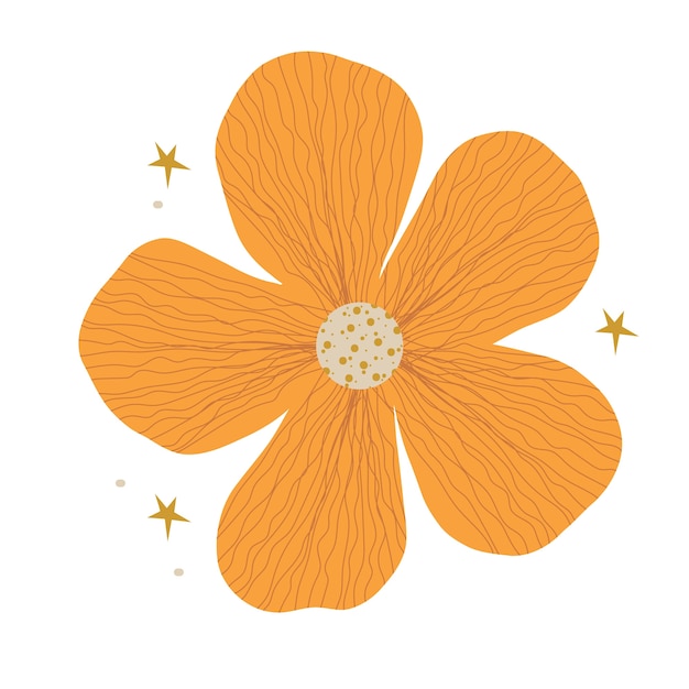 PSD gratuito elemento flor aislado