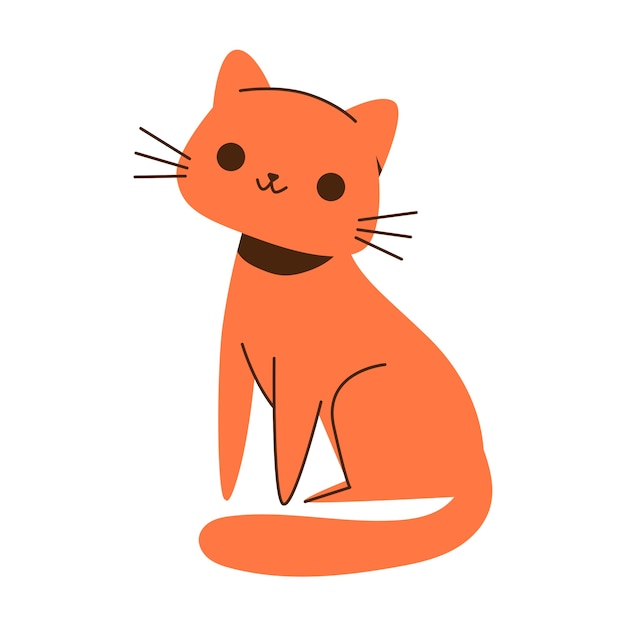 PSD gratuito elemento gatto carino isolato