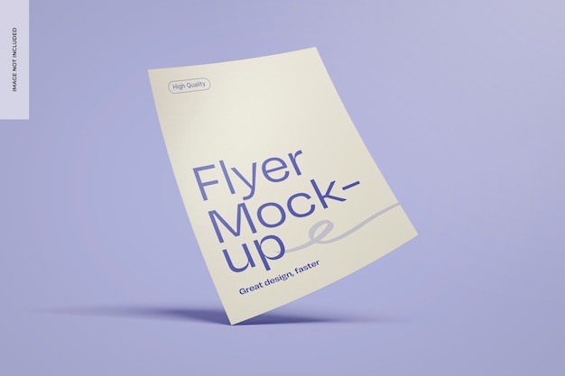 PSD gratuito flyer mockup