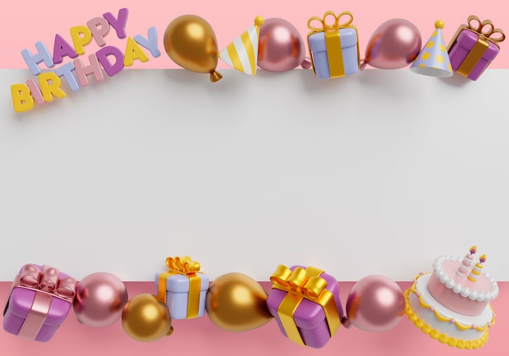 PSD gratuito fondo de banner en blanco de ventas de cumpleaños