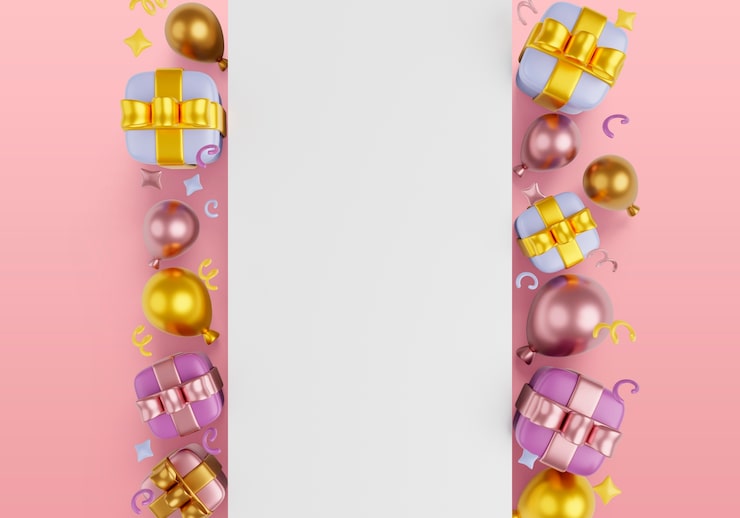 PSD gratuito fondo de banner en blanco de ventas de cumpleaños