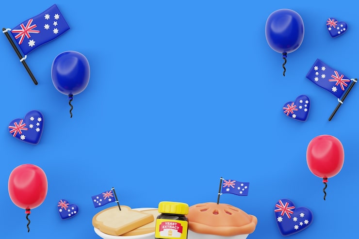 PSD gratuito fondo del día de australia