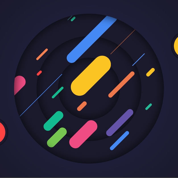 PSD gratuito fondo multicolor abstracto