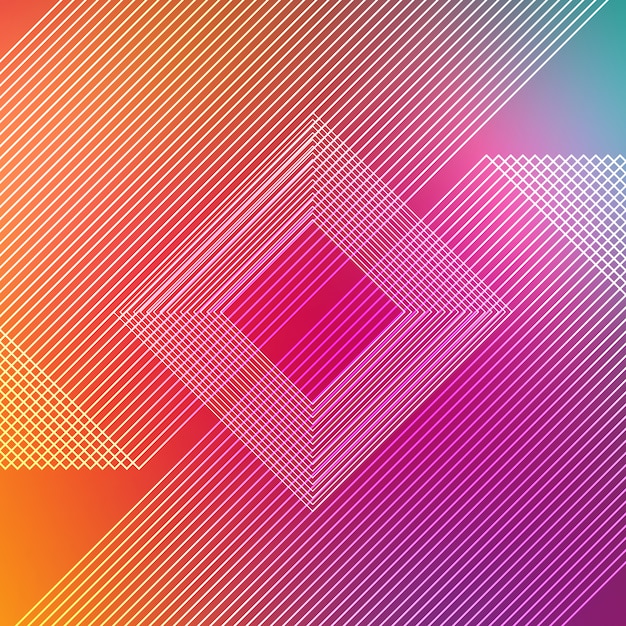PSD gratuito fondo con rayas multicolor