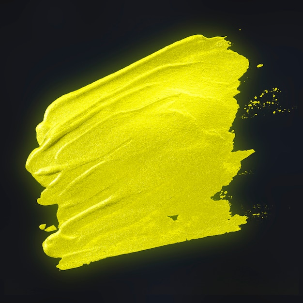 PSD gratuito fondo de trazo de pincel amarillo