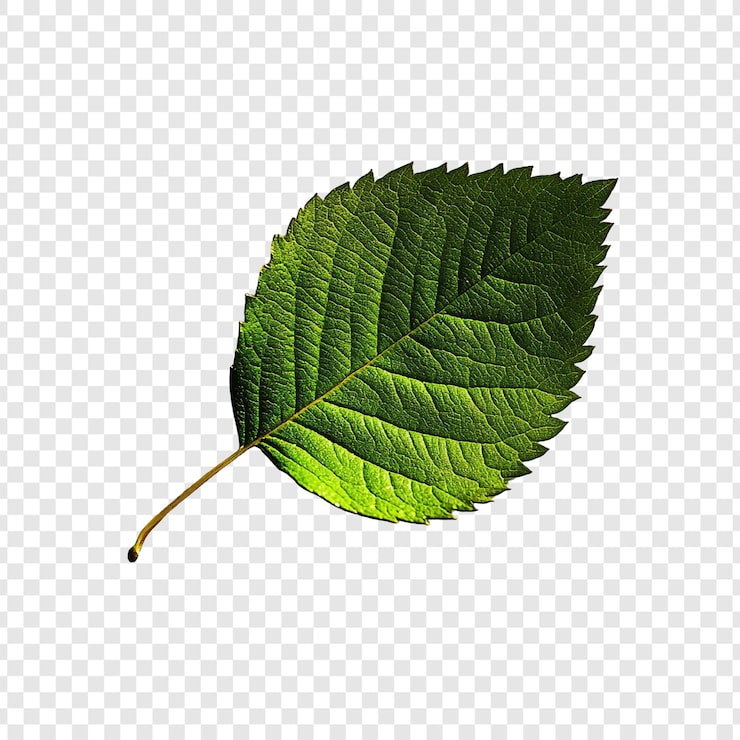 PSD Gratis fotografi close-up daun hijau segar