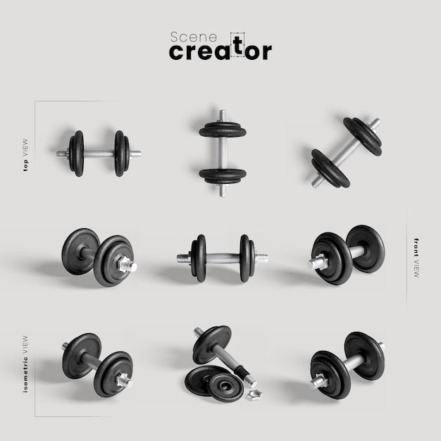 Gratis PSD gewichten voor het trainen van mock-up