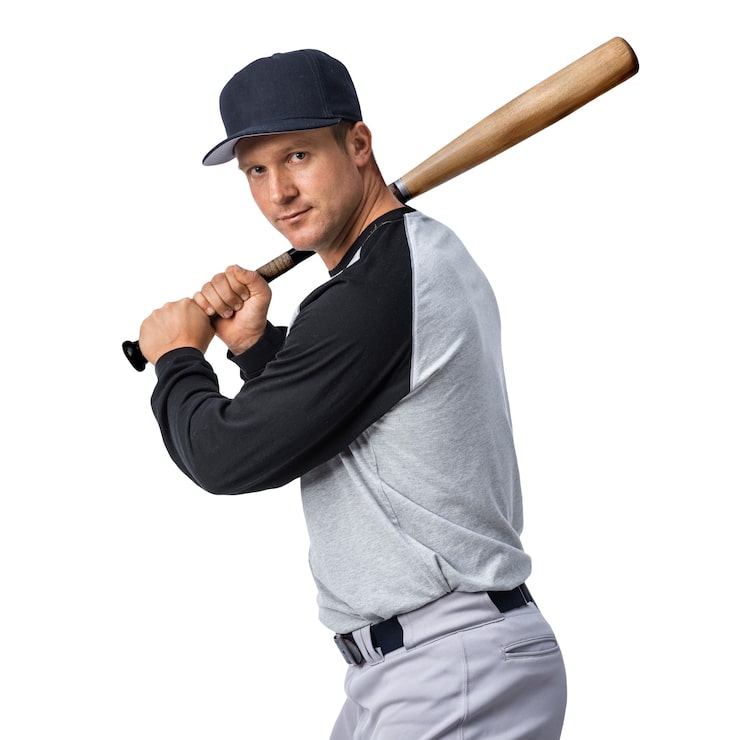 PSD gratuito giocatore di baseball isolato