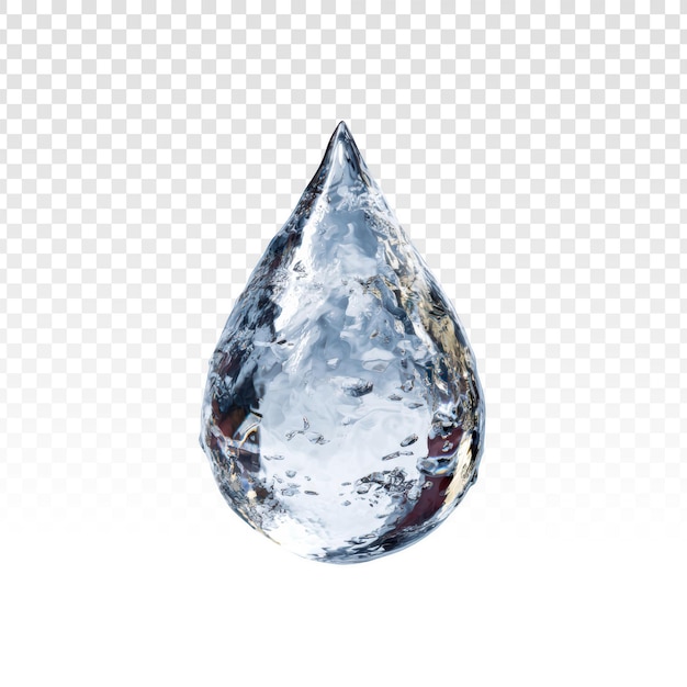 PSD gratuito gotas de agua cristalina