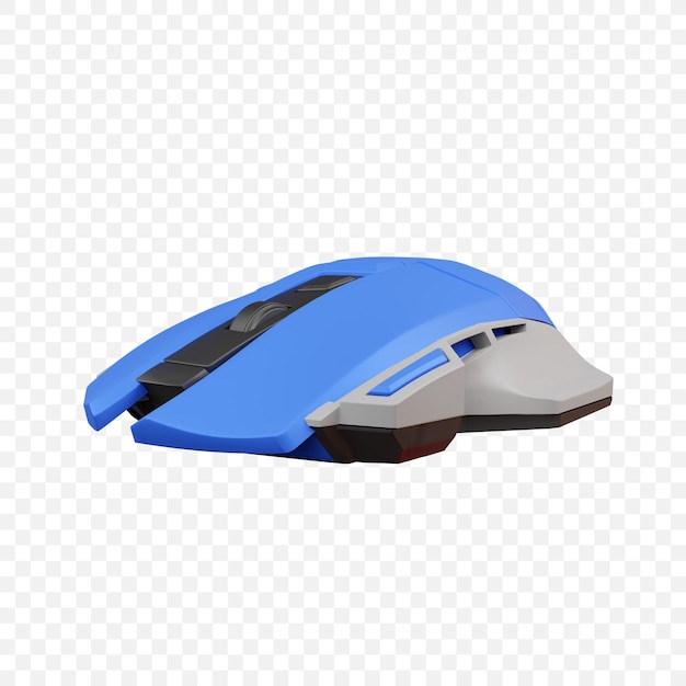PSD gratuito icona del mouse da gioco per computer wireless illustrazione di rendering 3d isolata