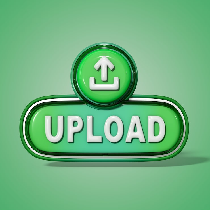 PSD gratuito icono de botón, renderizado 3d