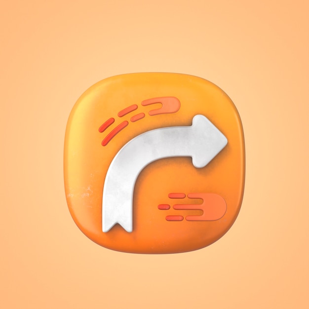 PSD Gratis ikon transfer data cepat rendering 3d