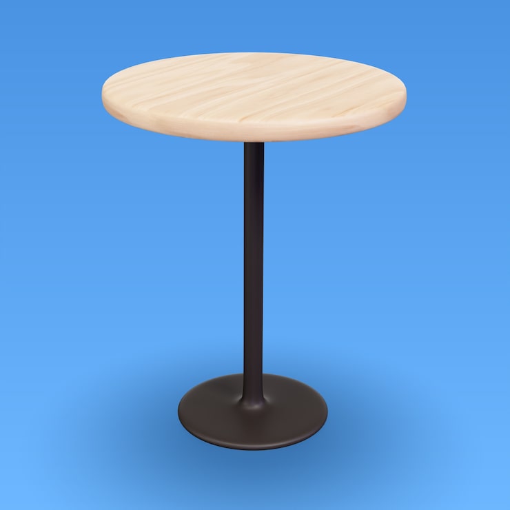 PSD gratuito ilustración en 3d de muebles de negocios