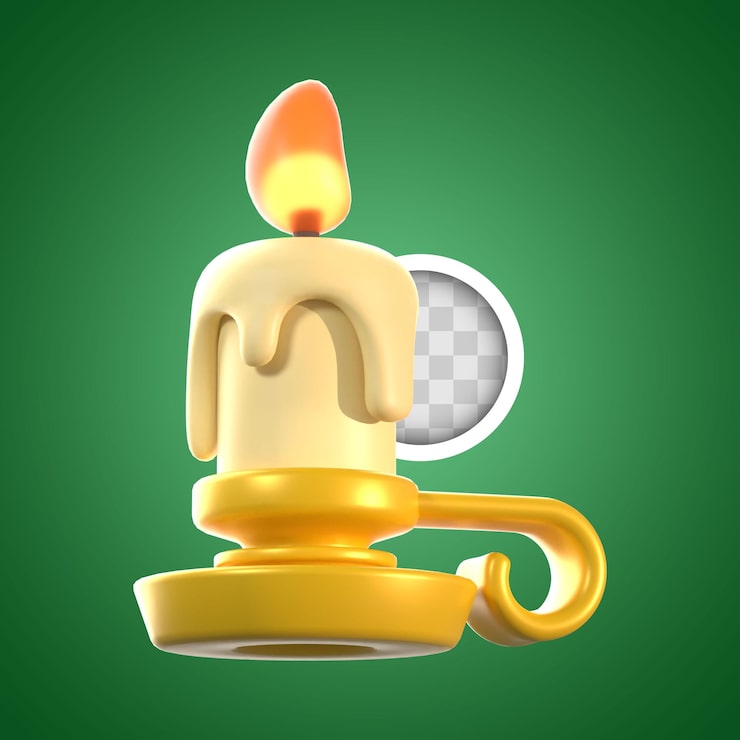 PSD gratuito ilustración de una lúa de navidad bonita en 3d