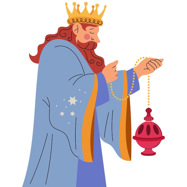 PSD gratuito ilustración de reyes magos