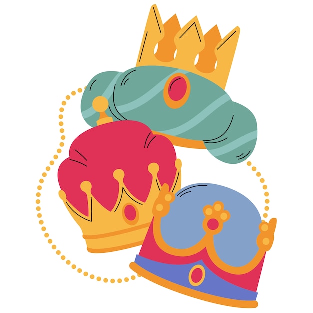 PSD gratuito ilustración de reyes magos