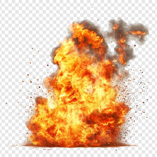 PSD Gratis inferno berapi-api kobaran api oranye dan kuning