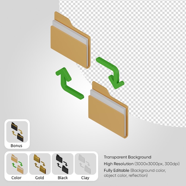 PSD gratuito intercambio de archivos 3d