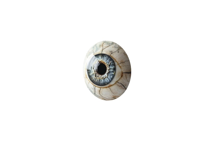 PSD gratuito el iris del ojo aislado