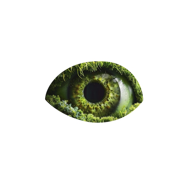 PSD gratuito el iris del ojo aislado