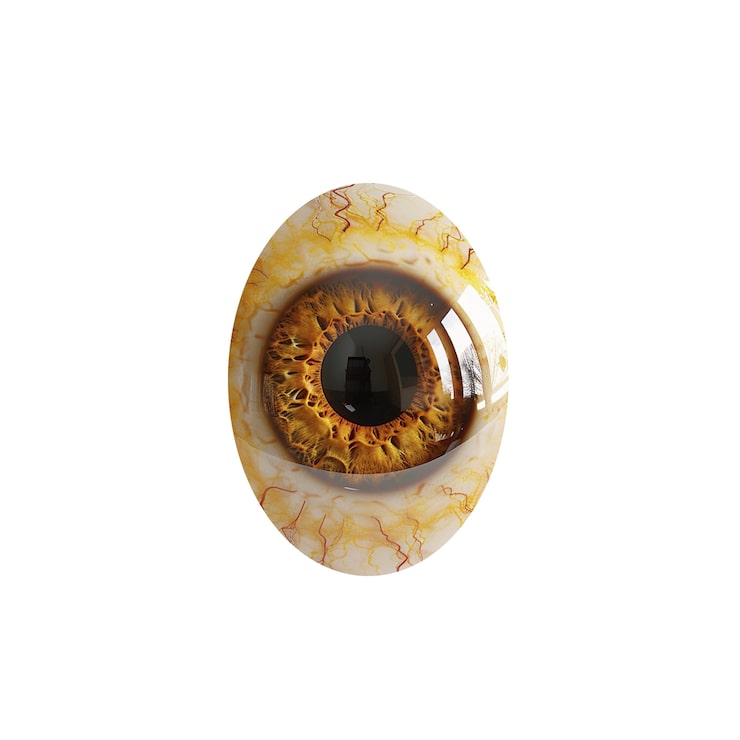 PSD gratuito el iris del ojo aislado