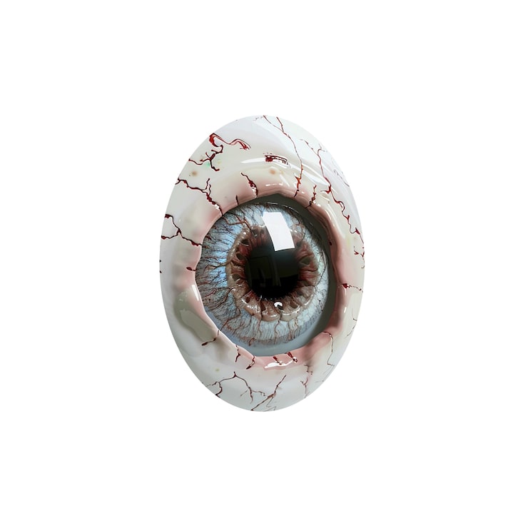 PSD gratuito el iris del ojo aislado