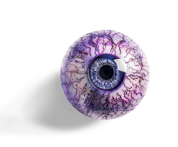 PSD gratuito iris del ojo aislado