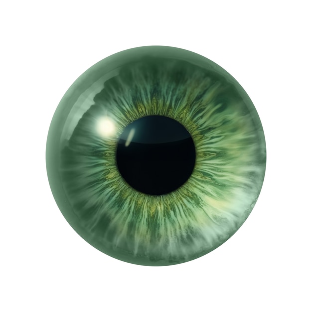 PSD gratuito iris del ojo aislado