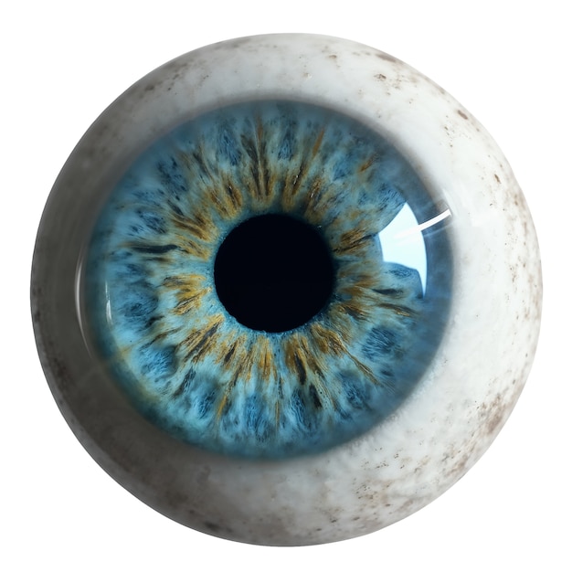 PSD gratuito iris del ojo aislado