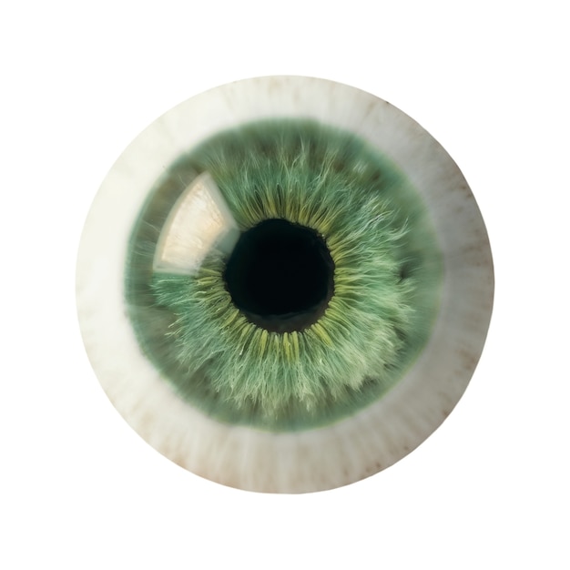 PSD gratuito iris del ojo aislado