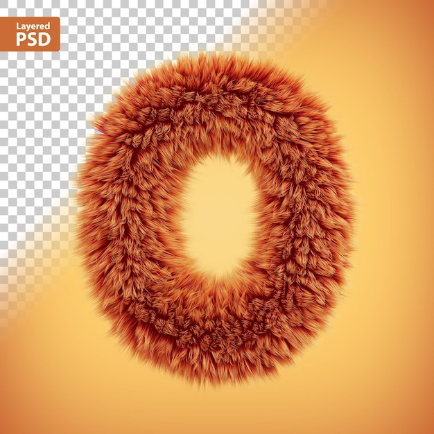 PSD gratuito lettera 3d soffice
