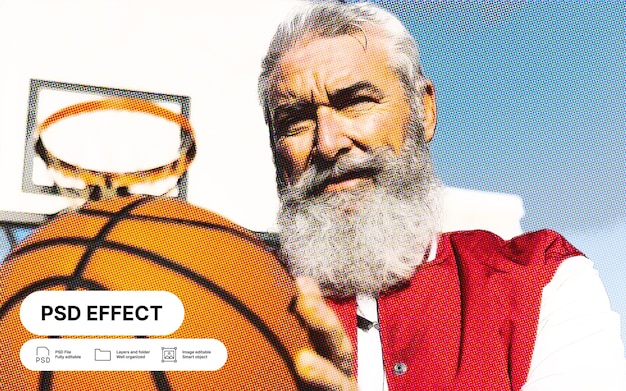 Gratis PSD lichtfoto-effect