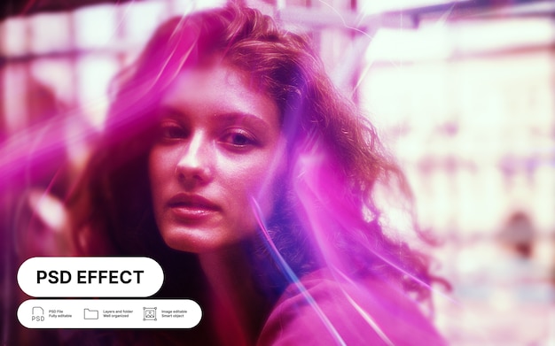 Gratis PSD lichtfoto-effect