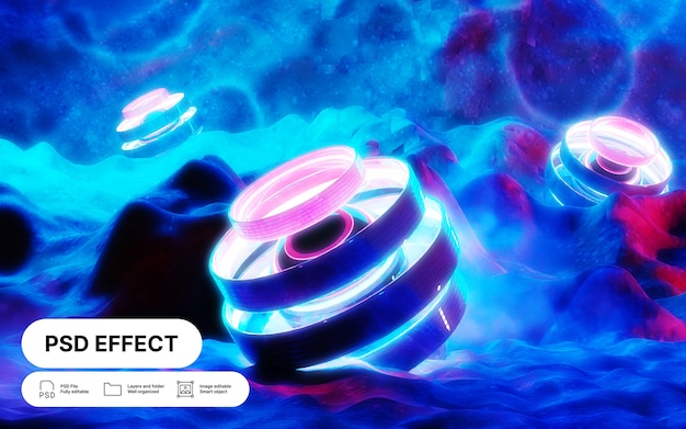 Gratis PSD lichtfoto-effect