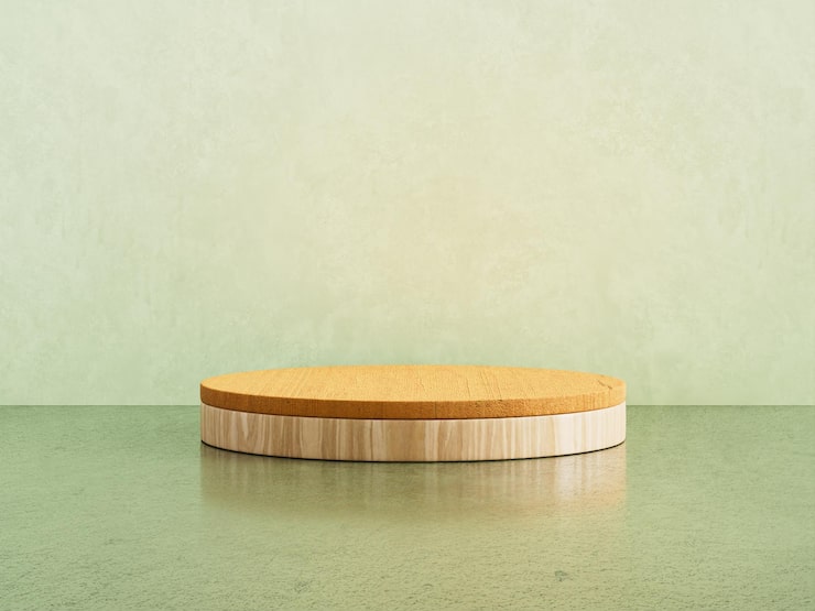 Gratis PSD luxe podium voor productpresentatie 3d-rendering