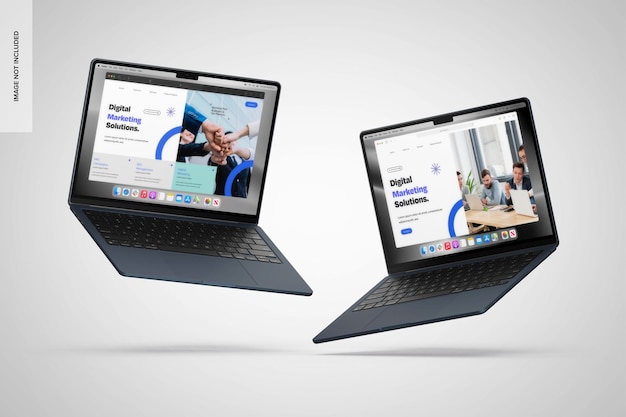 PSD Gratis maket macbook