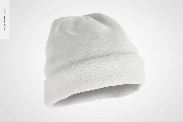 PSD gratuito mockup de beanie flotando en el agua