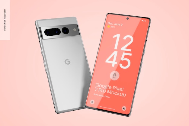 PSD gratuito modello di google pixel 7 pro
