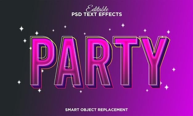 Gratis PSD modern bewerkbaar teksteffect