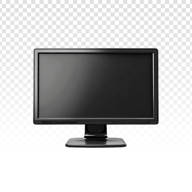 PSD gratuito el monitor de la computadora negra