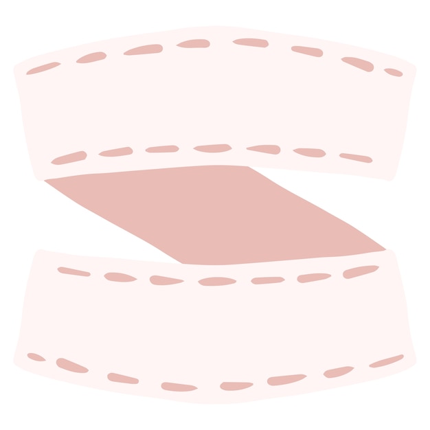 PSD gratuito nastro disegnato a mano