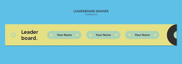 Gratis PSD ontwerp van het templates van de conferentie